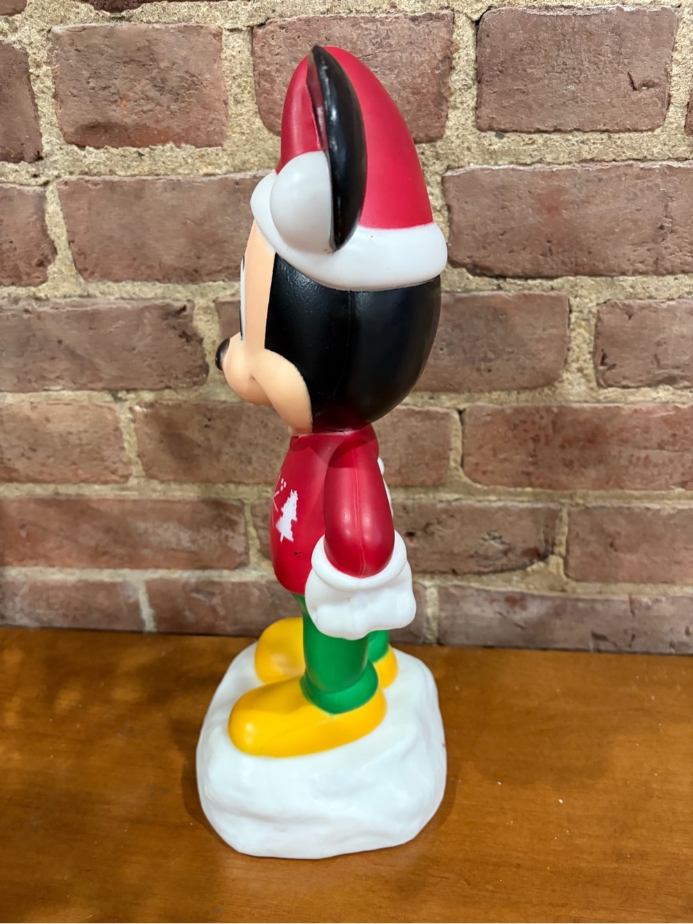 Gemmy Disney Mickey Mouse Christmas Holiday Blow Mold - Picture 4 of 7